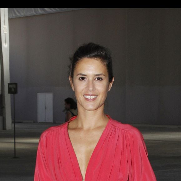 Olivia Bonamy - People au défilé Sonia Rykiel, prêt-à-porter printemps-été 2012, à la Halle Freyssinet, à Paris, le 1er octobre 2011.