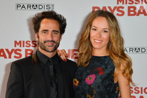 Florent Peyre et Elodie Fontan - Avant-première du film "Mission Pays Basque" au cinéma Gaumont-Opéra à Paris le 4 juillet 2017. © Coadic Guirec/Bestimage