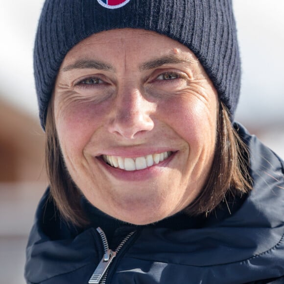 Photocall avec Alessandra Sublet, maitresse de cérémonie du 23e festival international du film de comédie de l'Alpe d'Huez, le 18 janvier 2020. © Cyril Moreau/Bestimage