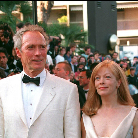 Clint Eastwood et Frances Fisher en 1994 - Cannes