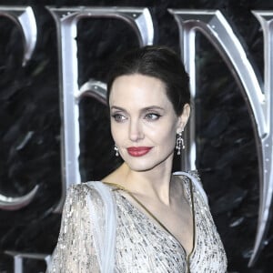 Angelina Jolie - Les célébrités assistent à la première de "Maléfique : Le Pouvoir du Mal" à Londres, le 9 octobre 2019.