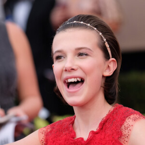 Millie Bobby Brown au tapis rouge de la 23ème soirée annuelle Screen Actors Guild awards au Shrine auditorium à Los Angeles, le 29 janvier 2017 @ Chris Delmas/Bestimage