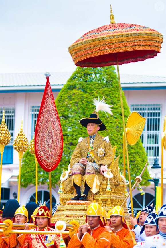 Couronnement du roi Rama X à Bangkok en Thaïlande, le 4 mai 2019.