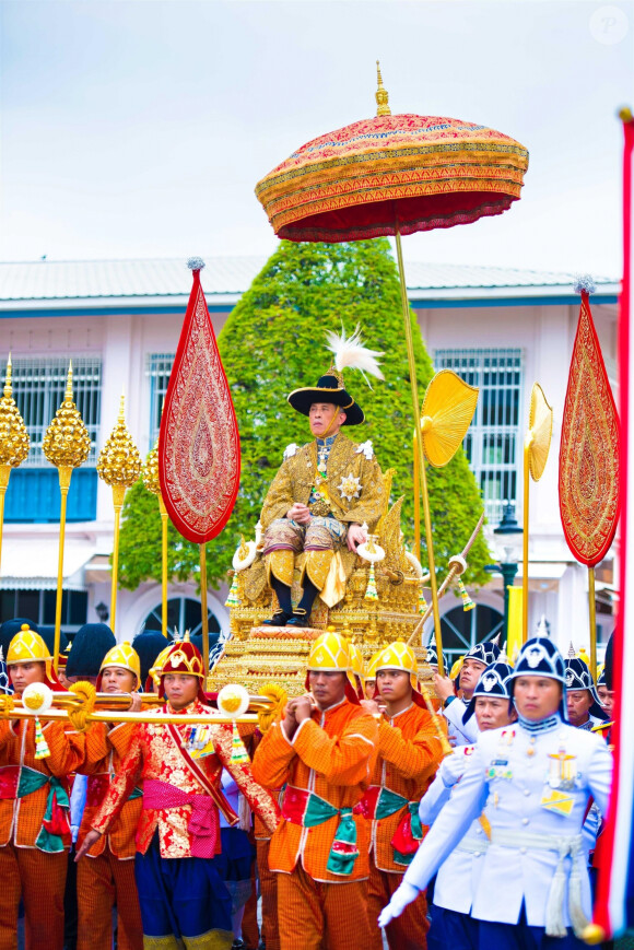 Couronnement du roi Rama X à Bangkok en Thaïlande, le 4 mai 2019.