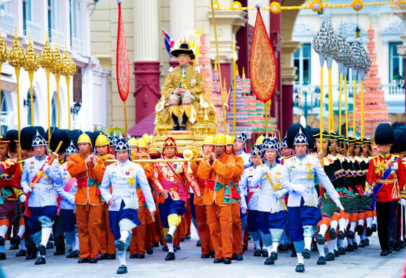 Couronnement du roi Rama X à Bangkok en Thaïlande, le 4 mai 2019.