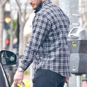 Exclusif - Chris Pratt - Katherine Schwarzenegger et son mari Chris Pratt se rendent à l'épicerie avant le Super Bowl à Los Angeles, le 2 janvier 2020.