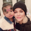 Khloé Kardashian et sa fille True Thompson. Janvier 2020.