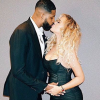 Khloé Kardashian (enceinte) et Tristan Thompson sur une photo publiée sur Instagram en janvier 2018