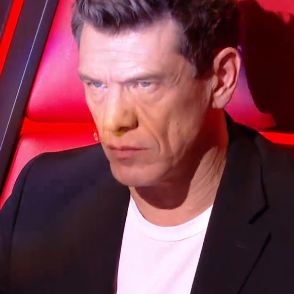 Marc Lavoine lors de l'épreuve des K.O dans "The Voice 2020". Émission du samedi 25 avril 2020, TF1