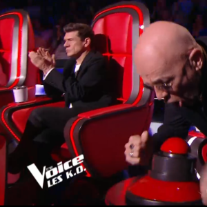 Pascal Obispo lors de l'épreuve des K.O dans "The Voice 2020". Émission du samedi 25 avril 2020, TF1