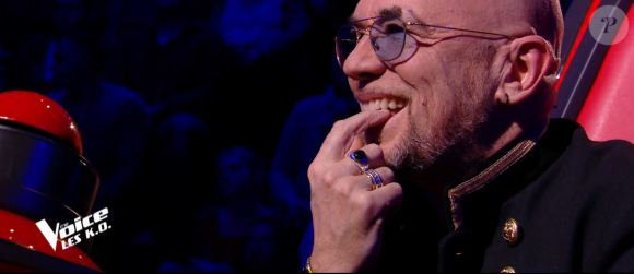 Pascal Obispo lors de l'épreuve des K.O dans "The Voice 2020". Émission du samedi 25 avril 2020, TF1