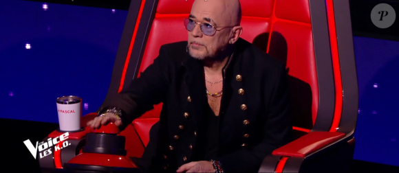 Pascal Obispo lors de l'épreuve des K.O dans "The Voice 2020". Émission du samedi 25 avril 2020, TF1