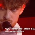 Antoine (alias Owlite) lors de l'épreuve des K.O dans "The Voice 2020" - Talent de Pascal Obispo. Émission du samedi 25 avril 2020, TF1