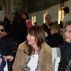Emmanuelle Seigner, guest, Marie-Amélie Seigner - People au défilé de mode Haute-Couture printemps-été 2020 Alexandre Vauthier à Paris. Le 21 janvier 2020 © Veeren - Christophe Clovis / Bestimage