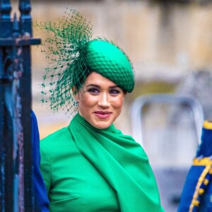 Meghan Markle - La famille royale d'Angleterre lors de la cérémonie du Commonwealth en l'abbaye de Westminster à Londres, le 9 mars 2020.