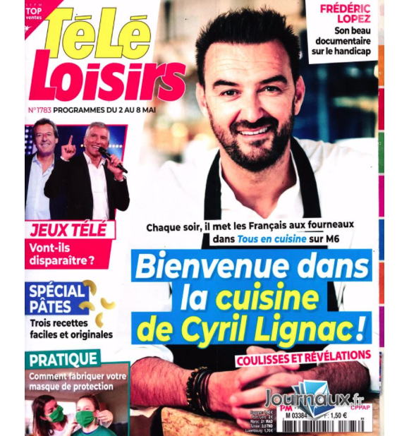 Magazine "Télé Loisirs" en kiosques le 27 avril 2020.