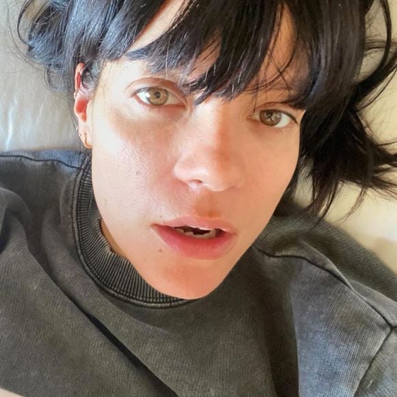 Lily Allen sur son compte Instagram, le 23 avril 2020.