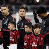 Christiano Ronaldo, Paulo Dybala, Juan Cuadrado et Blaise Matuidi (Juventus Turin) à Milan. Le 13 février 2020.