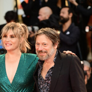 Mathieu Amalric et Emmanuelle Seigner à la première du film "At Eternity's Gate" lors du 75ème festival du film de Venise, la Mostra le 3 septembre 2018.