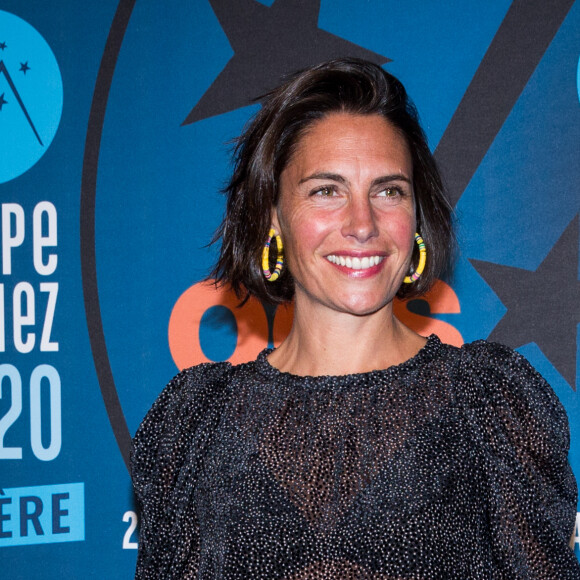 Alessandra Sublet en photocall lors du 23e festival international du film de comédie de l'Alpe d'Huez, le 18 janvier 2020. © Cyril Moreau/Bestimage