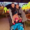 Wafa de "Koh-Lanta" avec son fiancé et leur fille Jenna, le 24 janvier 2020