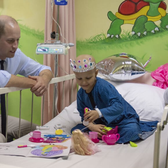 Le prince William et Catherine Kate Middleton visitent le Shaukat Khanum Memorial Cancer Hospital à Lahore, Pakistan le 17 octobre 2019.