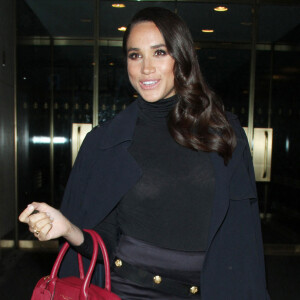 Meghan Markle à la sortie de l'émission "Today Show" à New York en 2016.