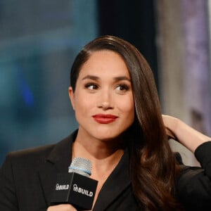 Meghan Markle lors d'une émission pour AOL, à New York, le 17 mars 2016.