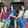 Demi Moore et ses filles Scout LaRue et Tallulah Willis. Avril 2020.