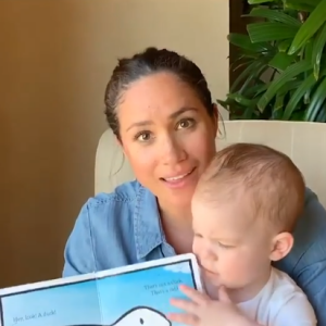 Meghan Markle et son fils Archie sur Instagram, le 6 mai 2020.