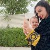 Nabilla Benattia et Milann, le 26 avril 2020