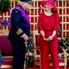 Le prince Laurent et son épouse la princesse Claire lors de la parade militaire de la fête nationale belge, le 21 juillet 2019.