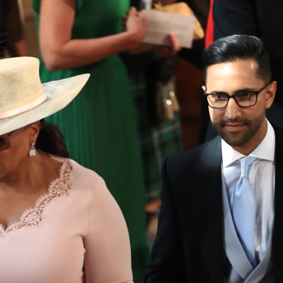 Oprah Winfreyau mariage du prince Harry et de Meghan Markle au château de Windsor, le 19 mai 2018.