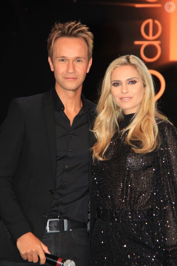 Exclusif - Cyril Féraud, Clara Morgane - Soirée des 25 ans des trophées de la nuit au Lido à Paris le 25 novembre 2019. © Philippe Baldini/Bestimage