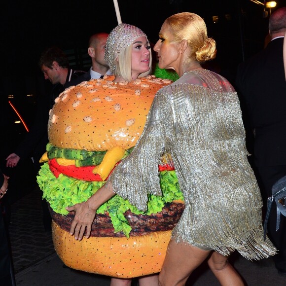 Katy Perry et Céline Dion arrivent à la Boom Boom Room pour l'after party du Met Gala. New York, le 6 mai 2019.