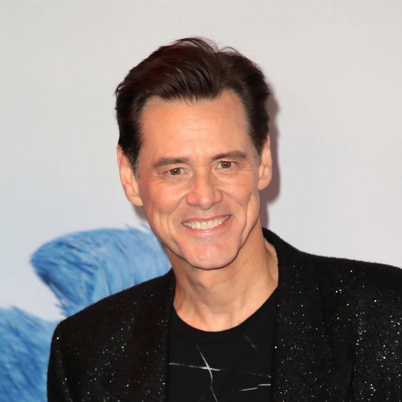 Jim Carrey au photocall de la projection du film Sonic, le film (Sonic the Hedgehog) à Londres le 30 janvier 2020.