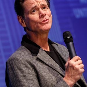 Jim Carrey à la première du film "Sonic, le film" (Sonic the Hedgehog) à Berlin le 28 janvier 2020.