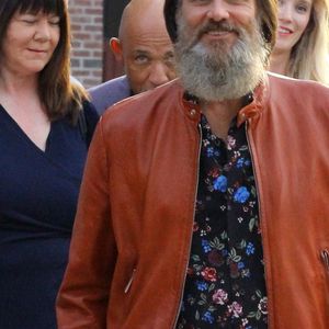 Jim Carrey, avec une énorme barbe, arrive à la première de la série "I'm Dying Up Here" à Los Angeles le 31 mai 2017.