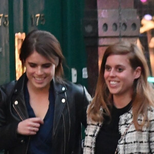 Exclusif - La princesse Eugenie d'York, sa soeur la princesse Beatrice et son compagnon Edoardo Mapelli - Les princesses d'York sont de sortie ensemble, avec leur mari et compagnon respectif, dans le quartier de Notting Hill à Londres. Le 31 mai 2019