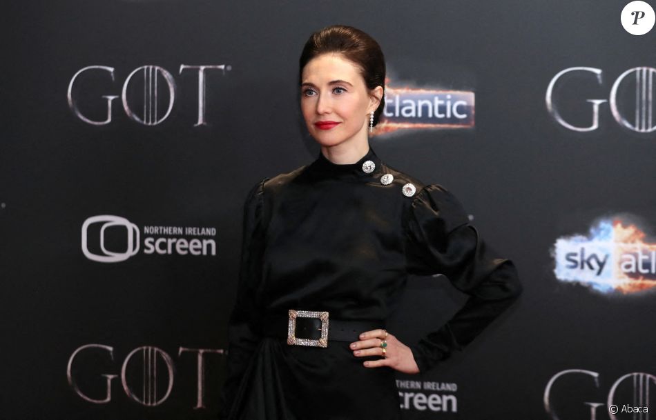 Carice van Houten Première de la série Game of Thrones à Waterfront