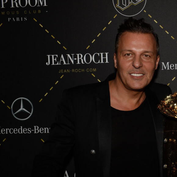 Jean-Roch et Jeremy Scott - Arrivées à la soirée Jeremy Scott au Vip Room à Paris. Le 7 mars 2015.