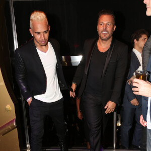 Exclusif - Lewis Hamilton, Jean-Roch - Soirée Mercedes Loves Fashion Week au Vip Room à Paris le 6 octobre 2015.