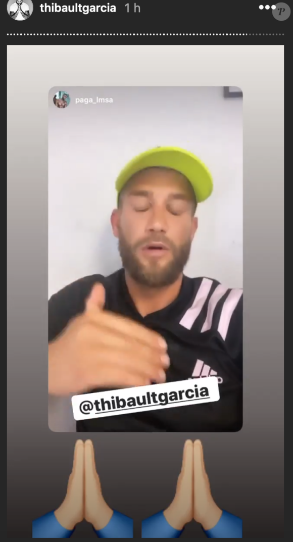 Paga (Les Marseillais) fait la promotion du premier single de Thibault Garcia - Instagram, 22 mai 2020