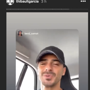 Benjamin Samat (Les Marseillais) fait la promotion du premier single de Thibault Garcia - Instagram, 22 mai 2020
