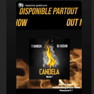 Baptiste Giabiconi fait la promotion du premier single de Thibault Garcia - Instagram, 22 mai 2020