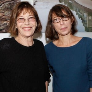 Jane Birkin à l'inauguration de l'exposition de sa fille Kate Barry à Dinard le 5 octobre 2012