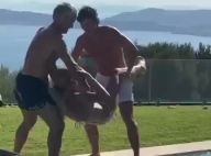 Didier Deschamps torse nu en famille, dans une sublime propriété
