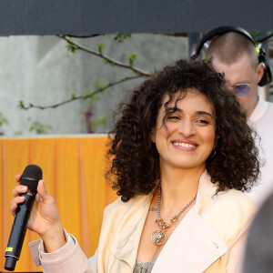 Camélia Jordana - 34e édition du festival de Mode, de Photographie et d'Accessoires de mode à Hyères le 25 avril 2019. © Dominique Jacovides/Bestimage