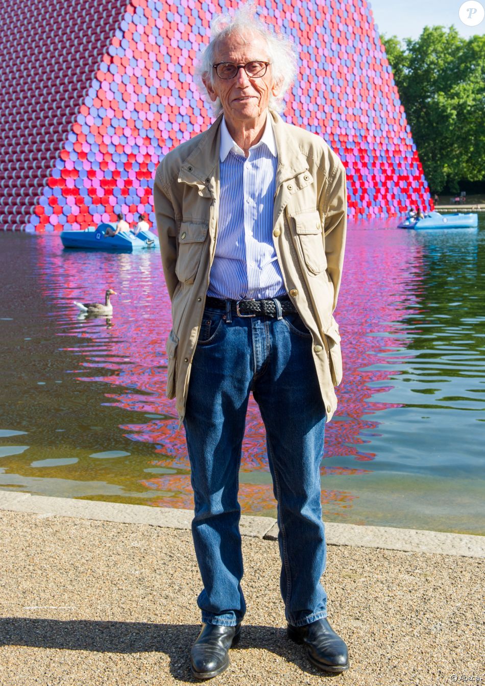 Christo à la Serpentine Gallery à Londres, le 27 juin 2018.