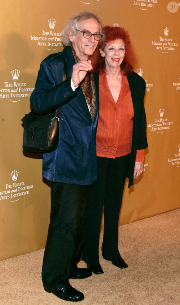 Christo et son épouse Jeanne-Claude à New York, le 14 novembre 2007.